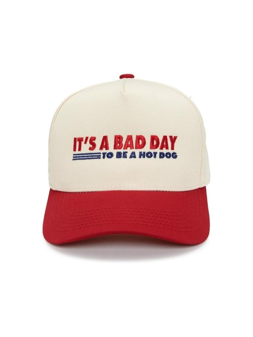 FUNKY JUNQUE Unisex It's A Bad Day To Be A Hotdog Trucker Snapback Hat